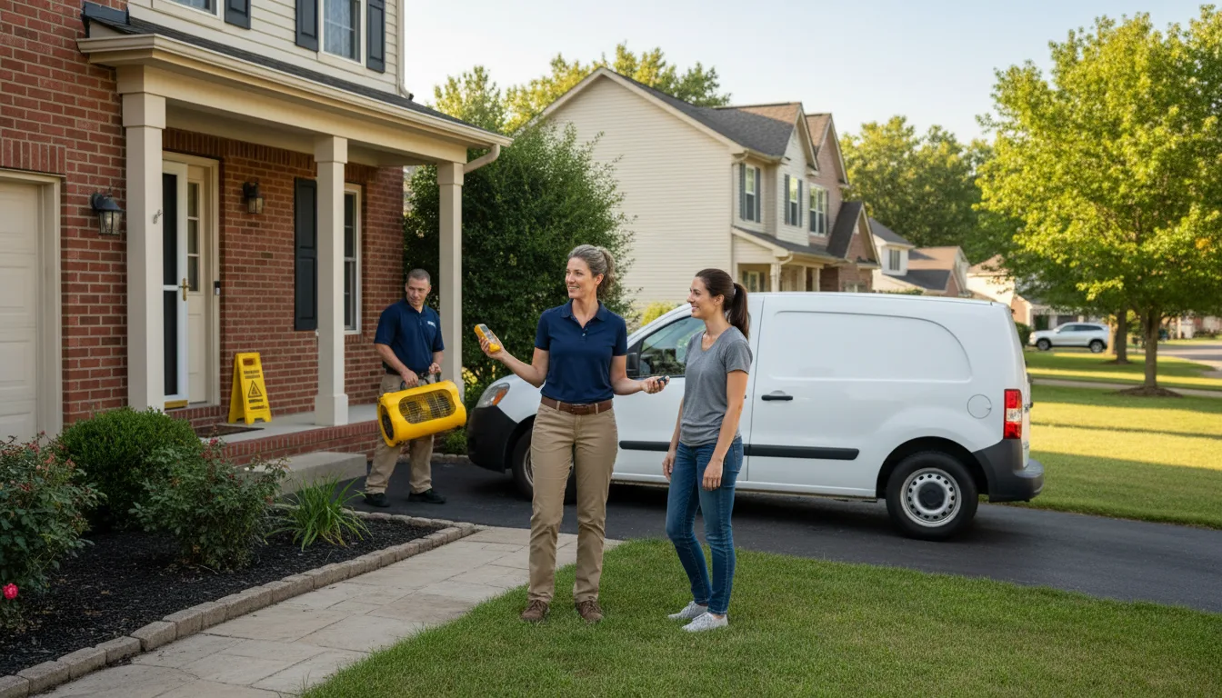 Water restoration image for Flood Water Cleanup, Removal And Restoration Services in Chapmansboro, TN